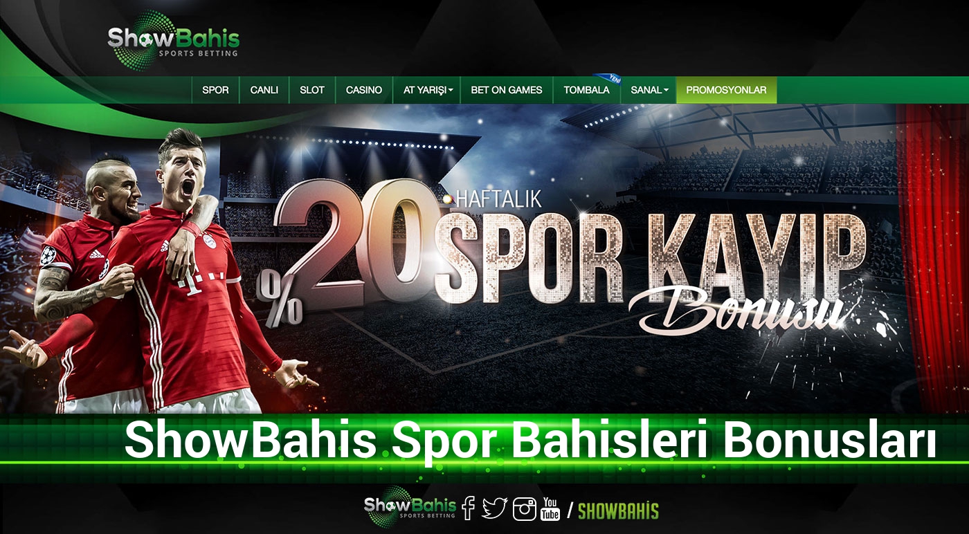 Showbahis Spor Bahisleri Bonusları