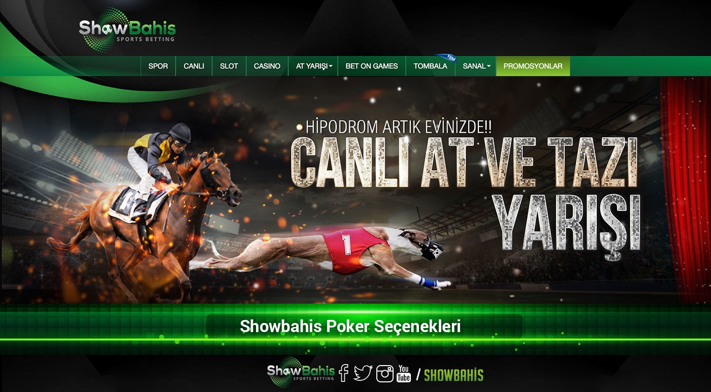 Showbahis Poker Seçenekleri